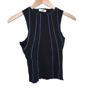 Envii Black Eneva Workout Tee Stretch Crop Top XS Gym
